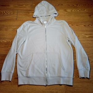 John Elliott x Gap Dual Flash Zipper Hoodie Size XXL Khaki/Tan